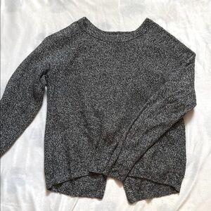 Madewell Province cross back grey sweater